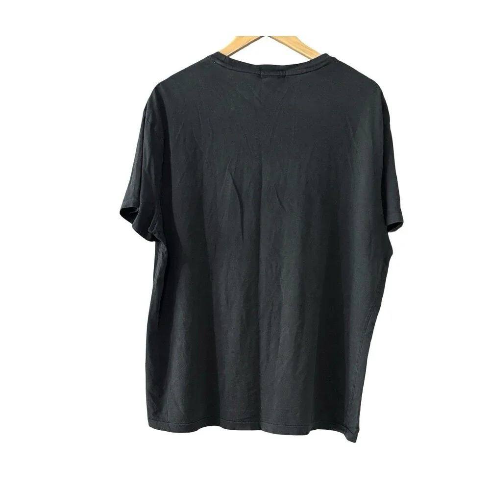 Polo Ralph Lauren Racing Bear Classic Black Crew Neck T Shirt Men’s Size Large